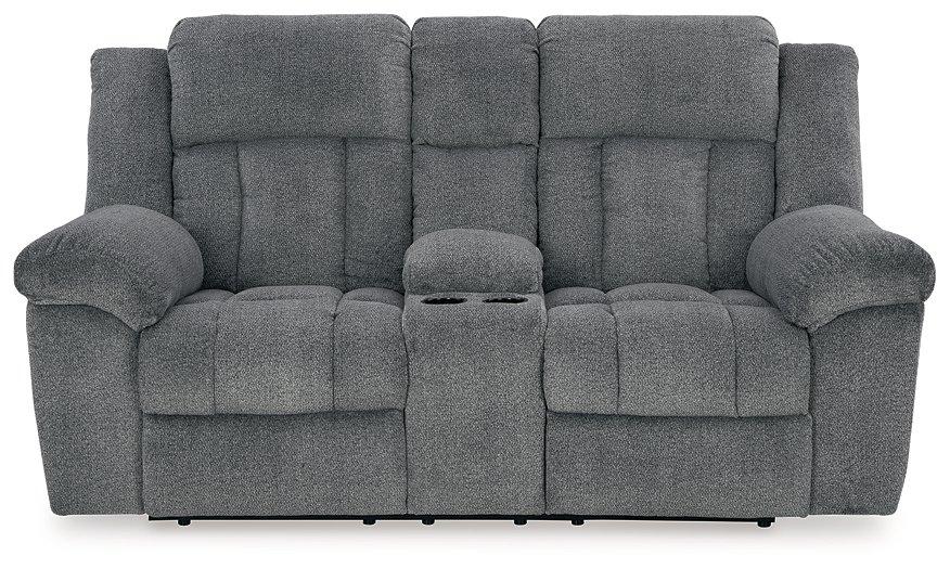 Tip-Off Power Reclining Loveseat Loveseat Ashley Furniture