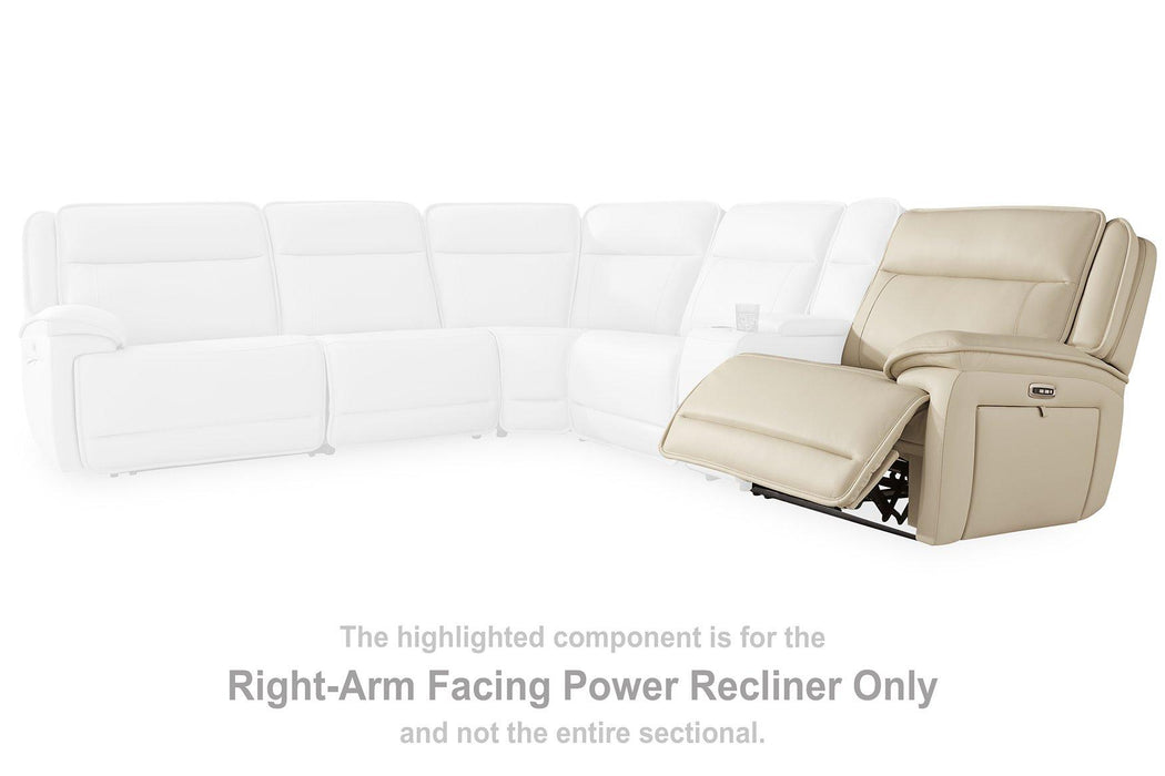 Double Deal Power Reclining Sectional Sectional Ashley Furniture