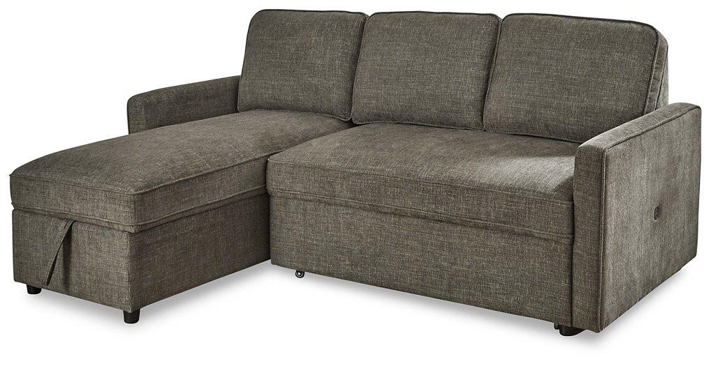 Kerle 2-Piece Sectional with Pop Up Bed Sectional Ashley Furniture