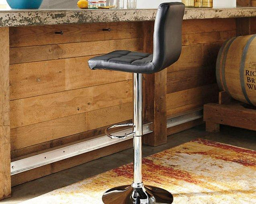 Bellatier Adjustable Height Bar Stool - Dayton Discount Furniture