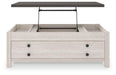 Dorrinson Coffee Table with Lift Top Cocktail Table Lift Ashley Furniture