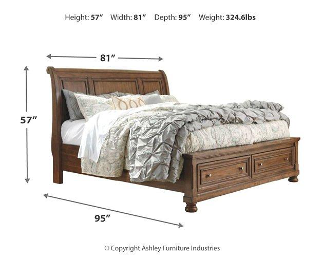 Flynnter Bed with 2 Storage Drawers Bed Ashley Furniture