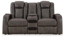 Fyne-Dyme Power Reclining Loveseat with Console Loveseat Ashley Furniture