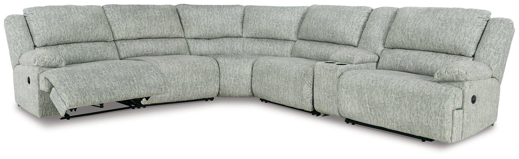 McClelland Reclining Sectional Sectional Ashley Furniture