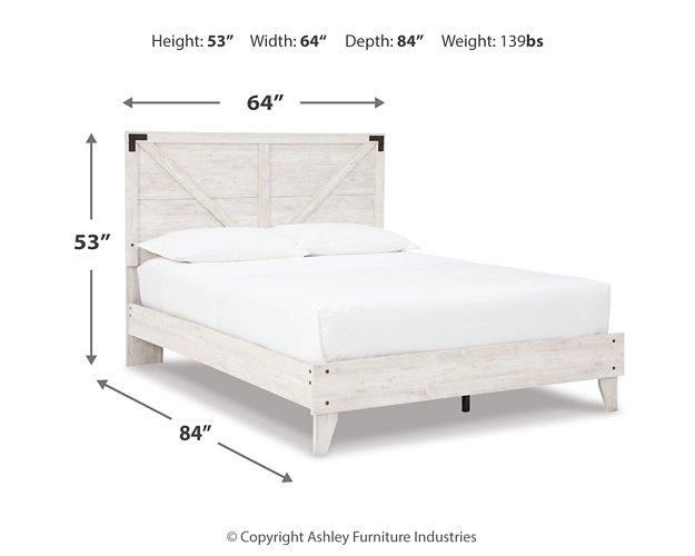 Shawburn Crossbuck Panel Bed Bed Ashley Furniture