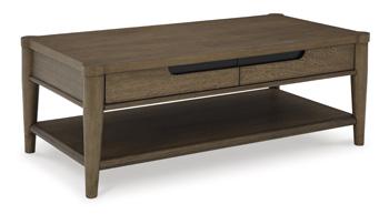 Roanhowe Coffee Table Cocktail Table Ashley Furniture