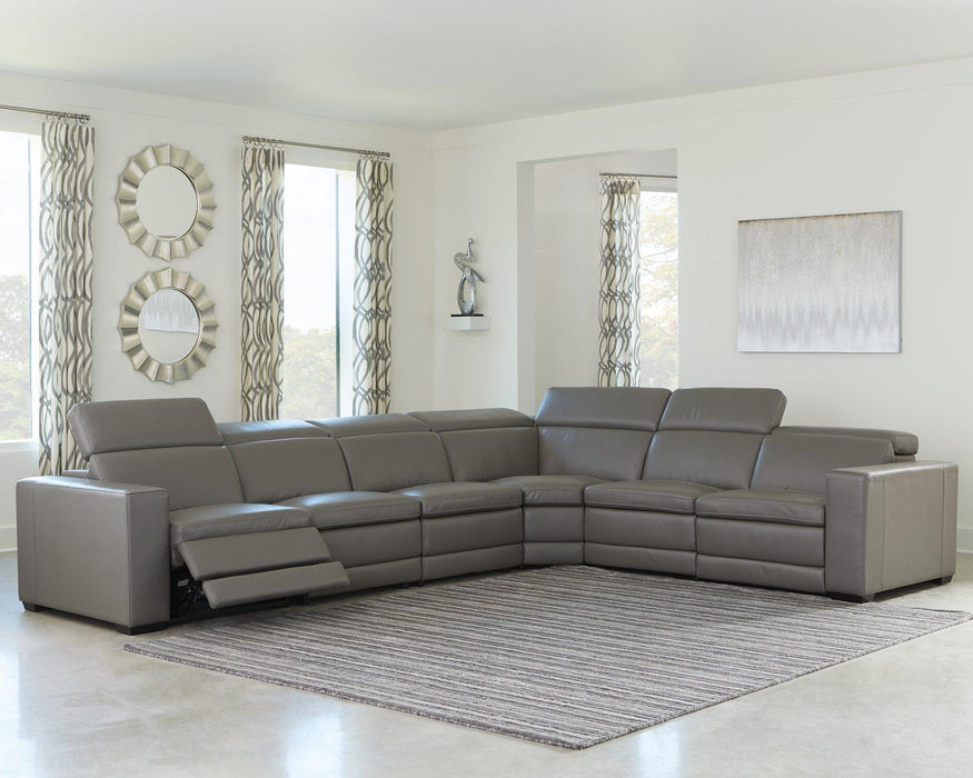 Texline Power Reclining Sectional Sectional Ashley Furniture