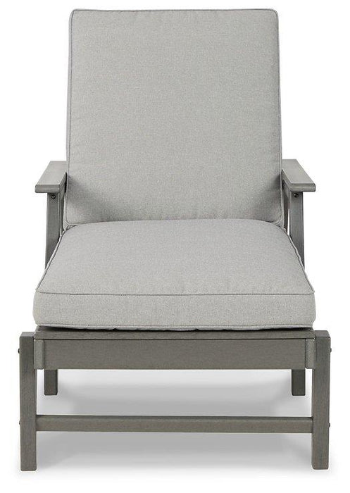 Visola Chaise Lounge with Cushion Outdoor Seating Ashley Furniture