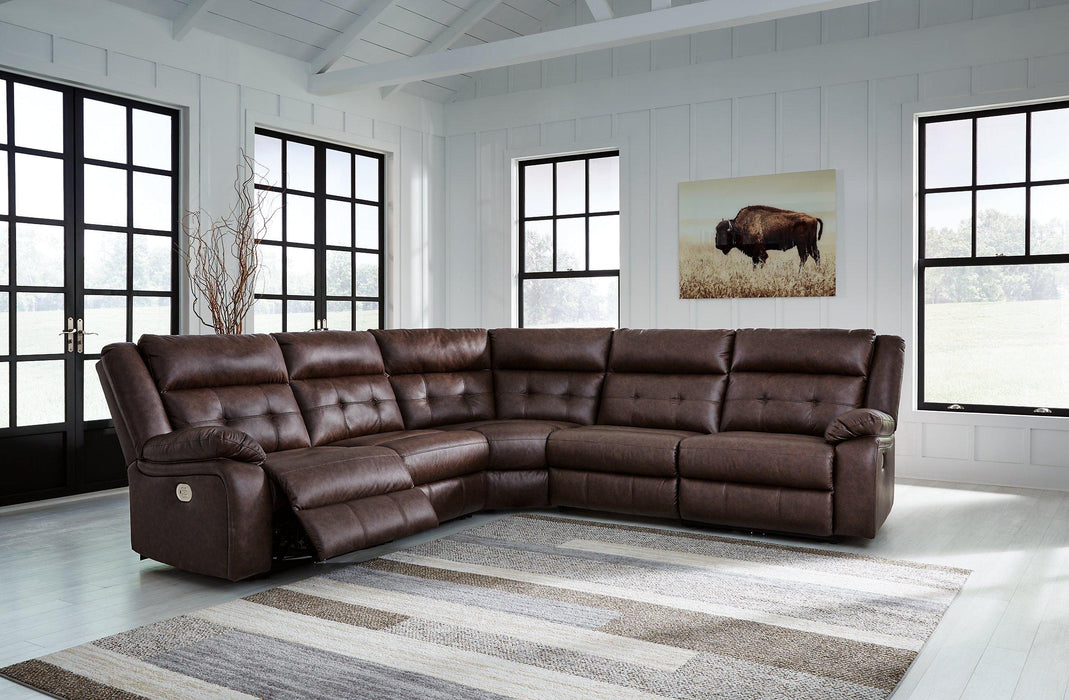 Punch Up Power Reclining Sectional Sectional Ashley Furniture