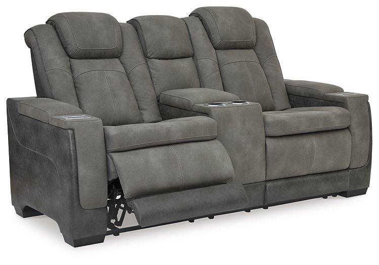 Next-Gen DuraPella Power Reclining Loveseat with Console Loveseat Ashley Furniture