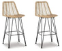 Angentree Bar Height Bar Stool Barstool Ashley Furniture