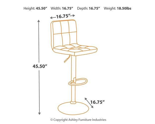 Bellatier Bar Stool Set Barstool Set Ashley Furniture