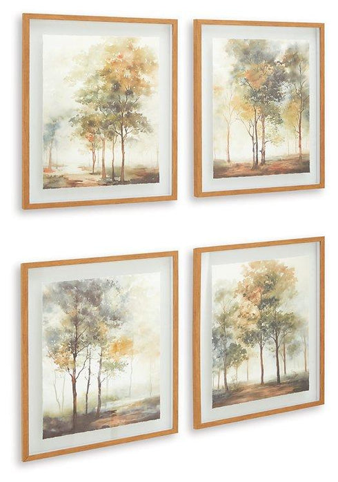 Bryneford Wall Art (Set of 4) Wall Art Ashley Furniture