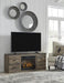 Trinell TV Stand with Electric Fireplace Entertainment Center Ashley Furniture