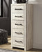 Cambeck Narrow Chest of Drawers Chest Ashley Furniture