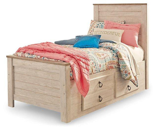 Willowton Bed with 2 Storage Drawers Bed Ashley Furniture