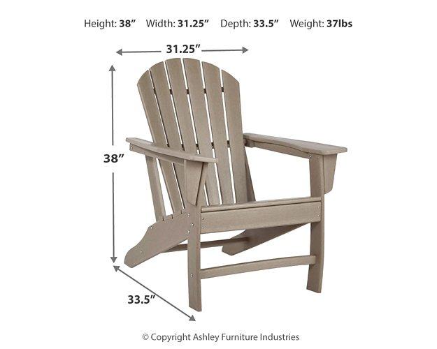 Sundown Treasure Adirondack Chair Outdoor Seating Ashley Furniture