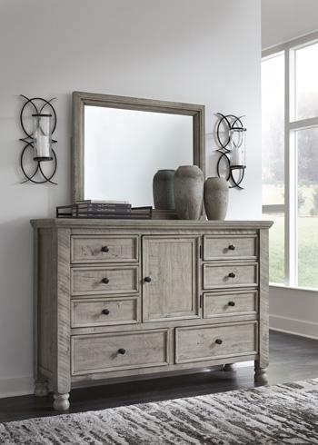 Harrastone Dresser and Mirror Dresser & Mirror Ashley Furniture