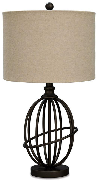 Manasa Lamp Set Table Lamp Set Ashley Furniture