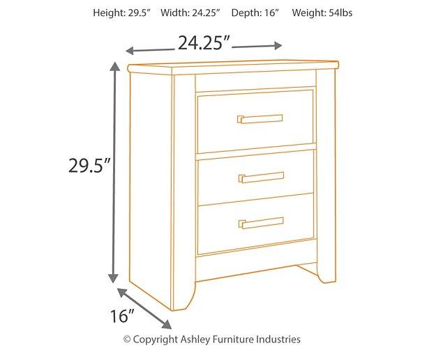 Zelen Nightstand Nightstand Ashley Furniture