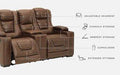 Owner's Box Power Reclining Loveseat with Console Loveseat Ashley Furniture