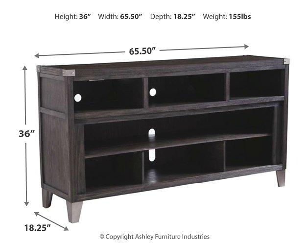 Todoe 65" TV Stand with Electric Fireplace TV Stand Ashley Furniture