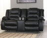 Vacherie Reclining Loveseat with Console Loveseat Ashley Furniture