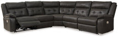 Mackie Pike Power Reclining Sectional Sectional Ashley Furniture