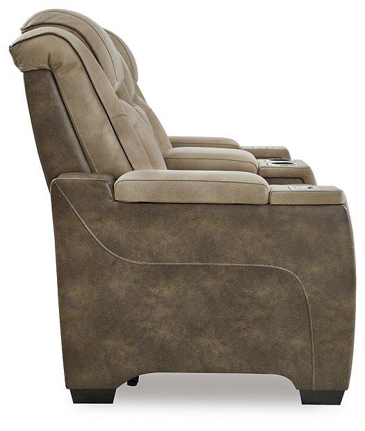 Next-Gen DuraPella Power Reclining Loveseat with Console Loveseat Ashley Furniture