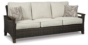 Paradise Trail Sofa with Cushion Outdoor Seating Ashley Furniture