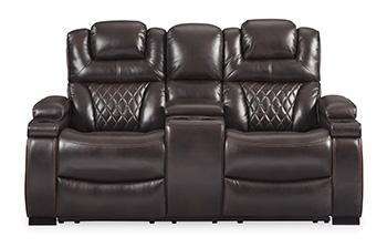 Warnerton Power Reclining Loveseat with Console Loveseat Ashley Furniture