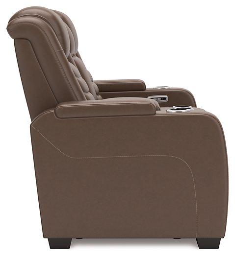 High Impact Power Reclining Loveseat with Console Loveseat Ashley Furniture