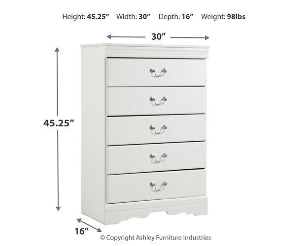 Anarasia Chest of Drawers Chest Ashley Furniture