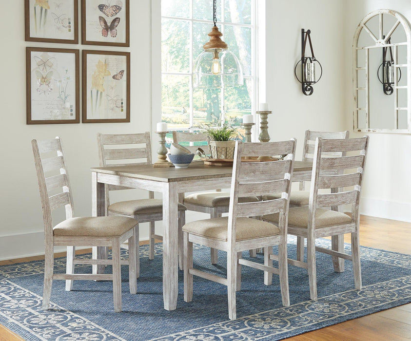 Skempton Dining Table and Chairs (Set of 7) Dining Table Ashley Furniture