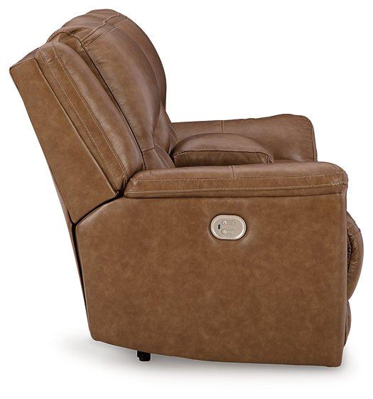 Trasimeno Power Reclining Loveseat with Console Loveseat Ashley Furniture