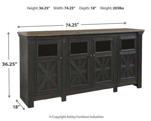 Tyler Creek 74" TV Stand TV Stand Ashley Furniture