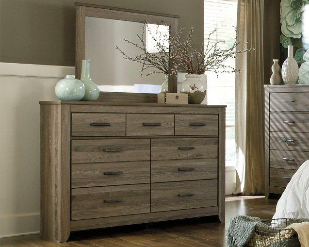 Zelen Dresser and Mirror Dresser & Mirror Ashley Furniture