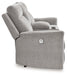 Barnsana Power Reclining Loveseat with Console Loveseat Ashley Furniture