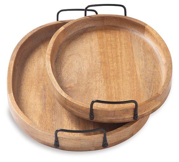 Jocelyne Tray (Set of 2) Tray Ashley Furniture