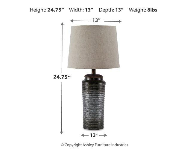 Norbert Table Lamp (Set of 2) Table Lamp Pair Ashley Furniture