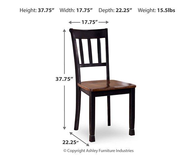 Owingsville Dining Chair Set Dining Chair Set Ashley Furniture