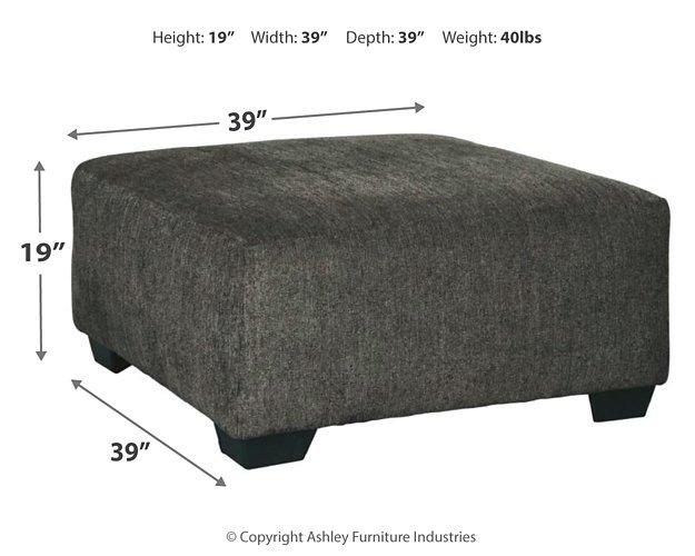 Ballinasloe Oversized Ottoman Ottoman Ashley Furniture