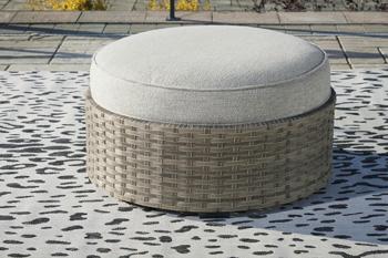 Calworth Outdoor Ottoman with Cushion Outdoor Ottoman Ashley Furniture