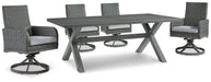 Elite Park Outdoor Dining Set Outdoor Dining Set Ashley Furniture