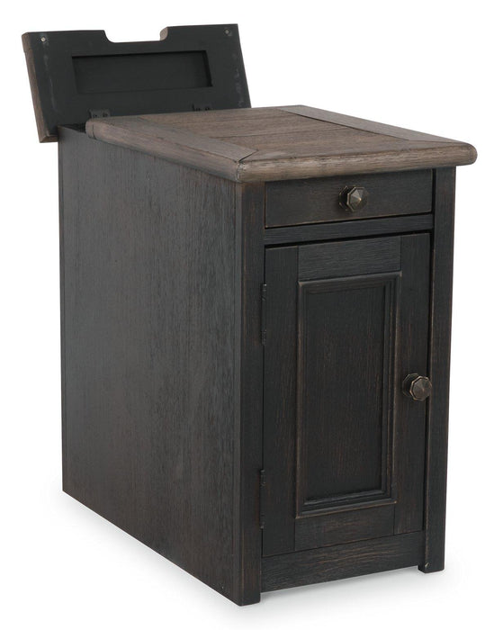 Tyler Creek Chairside End Table with USB Ports & Outlets End Table Ashley Furniture