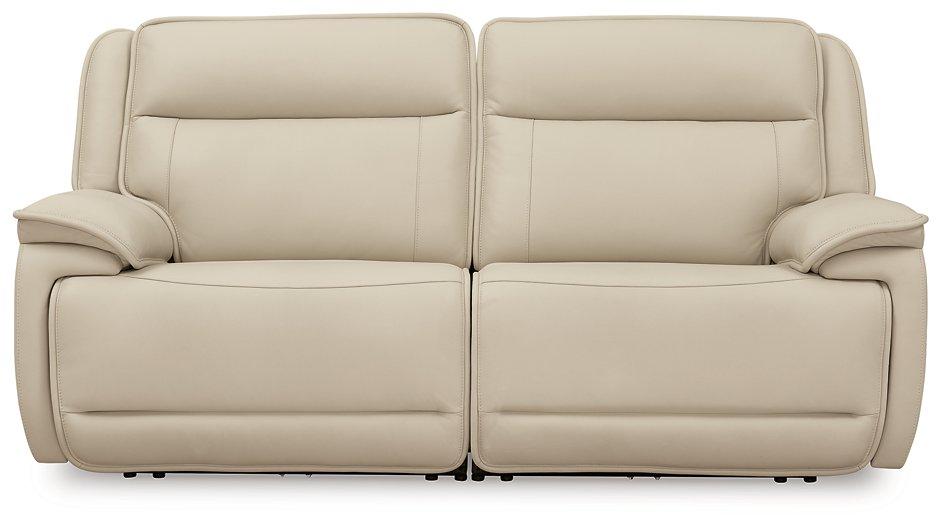 Double Deal Power Reclining Loveseat Sectional Sectional Ashley Furniture