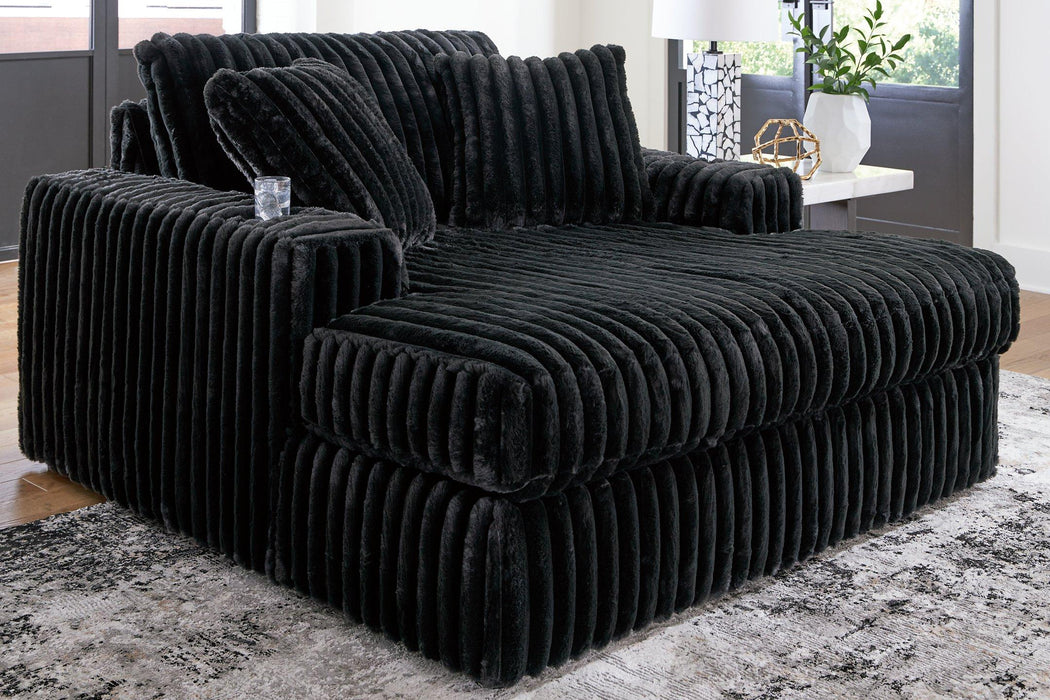 Midnight-Madness Oversized Chaise Chair Ashley Furniture