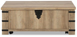 Calaboro Lift-Top Coffee Table Cocktail Table Lift Ashley Furniture