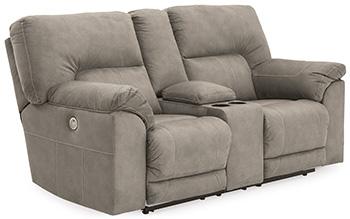 Cavalcade Power Reclining Loveseat with Console Loveseat Ashley Furniture