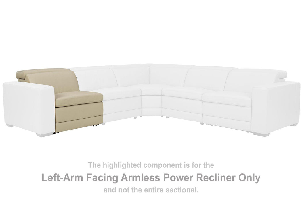 Texline 3-Piece Power Reclining Loveseat Sectional Ashley Furniture